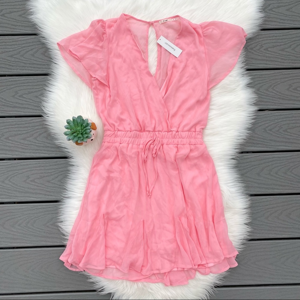 Francescas Pink Layered Dress